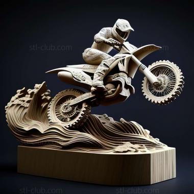 3D model Yamaha YZ450F (STL)